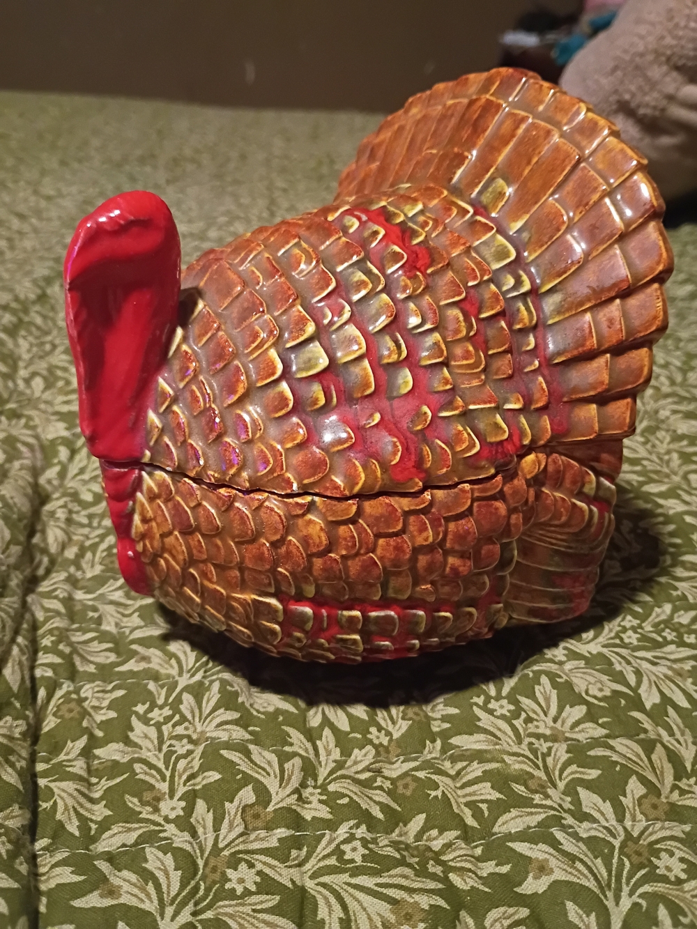 Decorative Ceramic Turkey Figurine